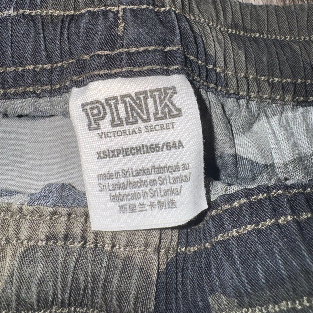 Victoria's Secret PINK Green Camouflage Joggers Pants Women’s XS - Picture 3 of 4